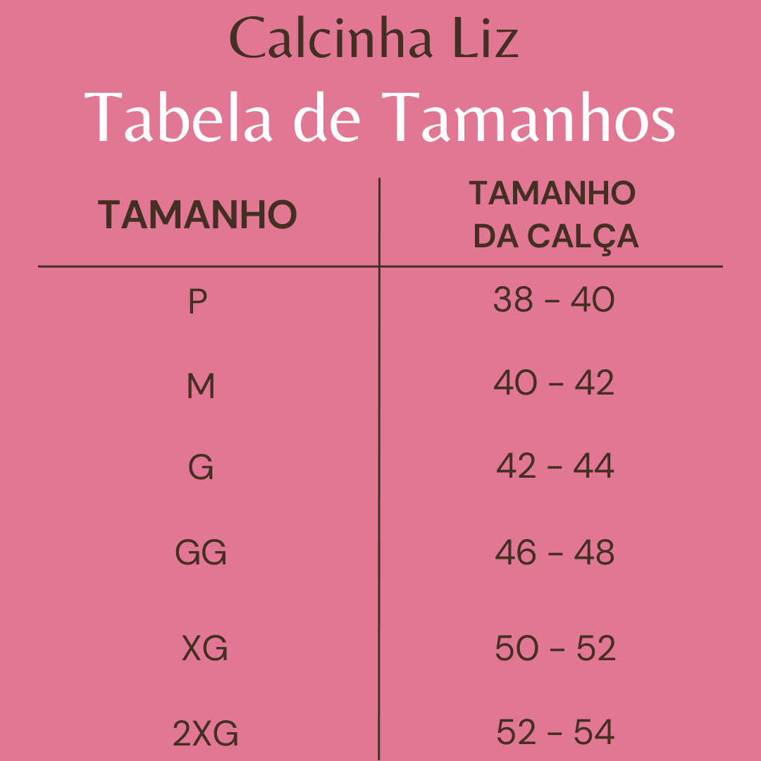 Lingerie Modeladora Liz® - Redutora de Medidas