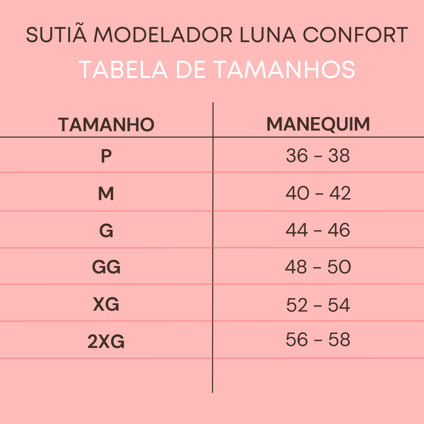 Sutiã Modelador Luna Comfort