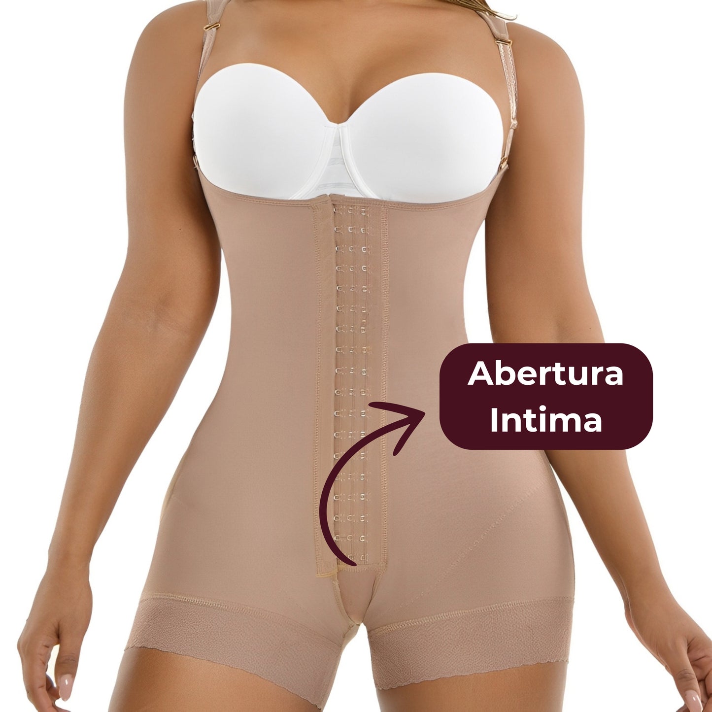 Body Modelador Nina Belle Alça Fina